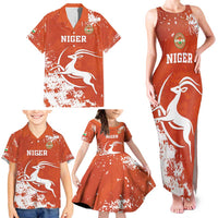 Custom Niger Football Family Matching Tank Maxi Dress and Hawaiian Shirt Go Menas - Wonder Print Shop