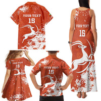 Custom Niger Football Family Matching Tank Maxi Dress and Hawaiian Shirt Go Menas - Wonder Print Shop