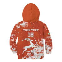 Custom Niger Football Kid Hoodie Go Menas - Wonder Print Shop