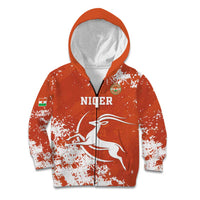 Custom Niger Football Kid Hoodie Go Menas - Wonder Print Shop