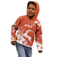 Custom Niger Football Kid Hoodie Go Menas - Wonder Print Shop