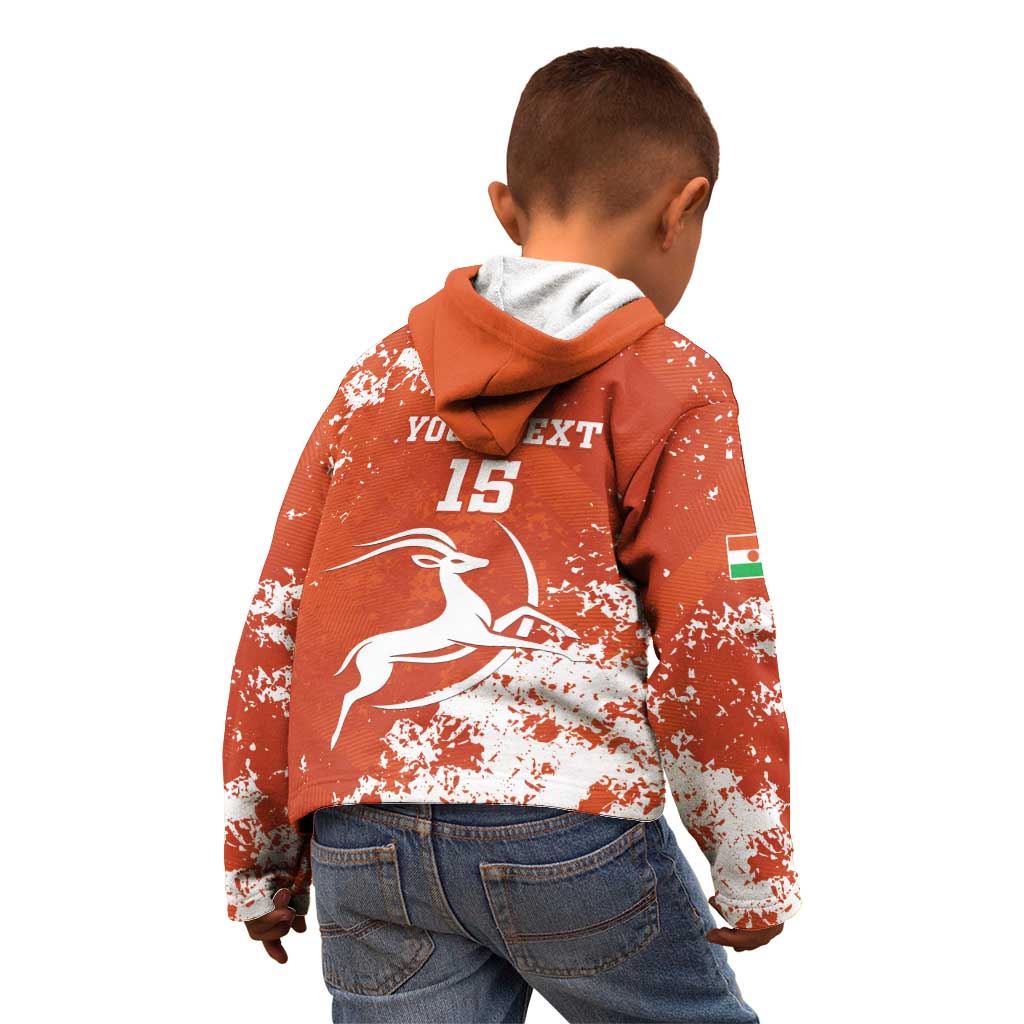 Custom Niger Football Kid Hoodie Go Menas - Wonder Print Shop