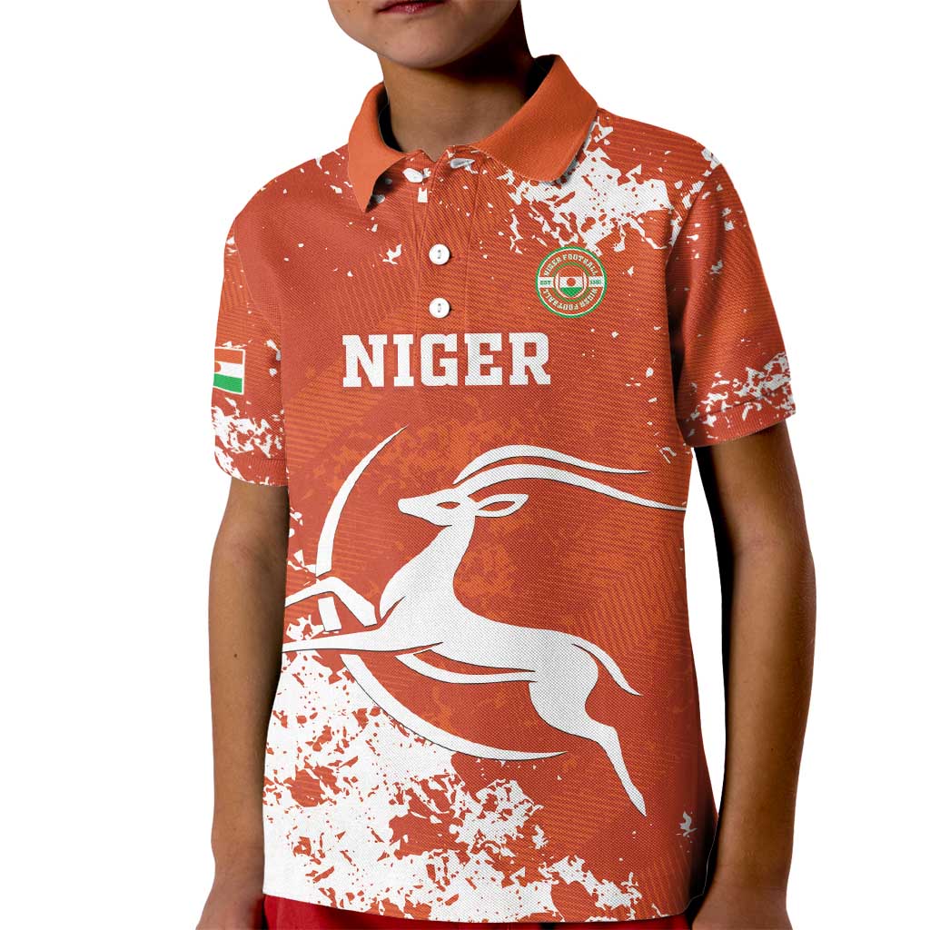 Custom Niger Football Kid Polo Shirt Go Menas - Wonder Print Shop