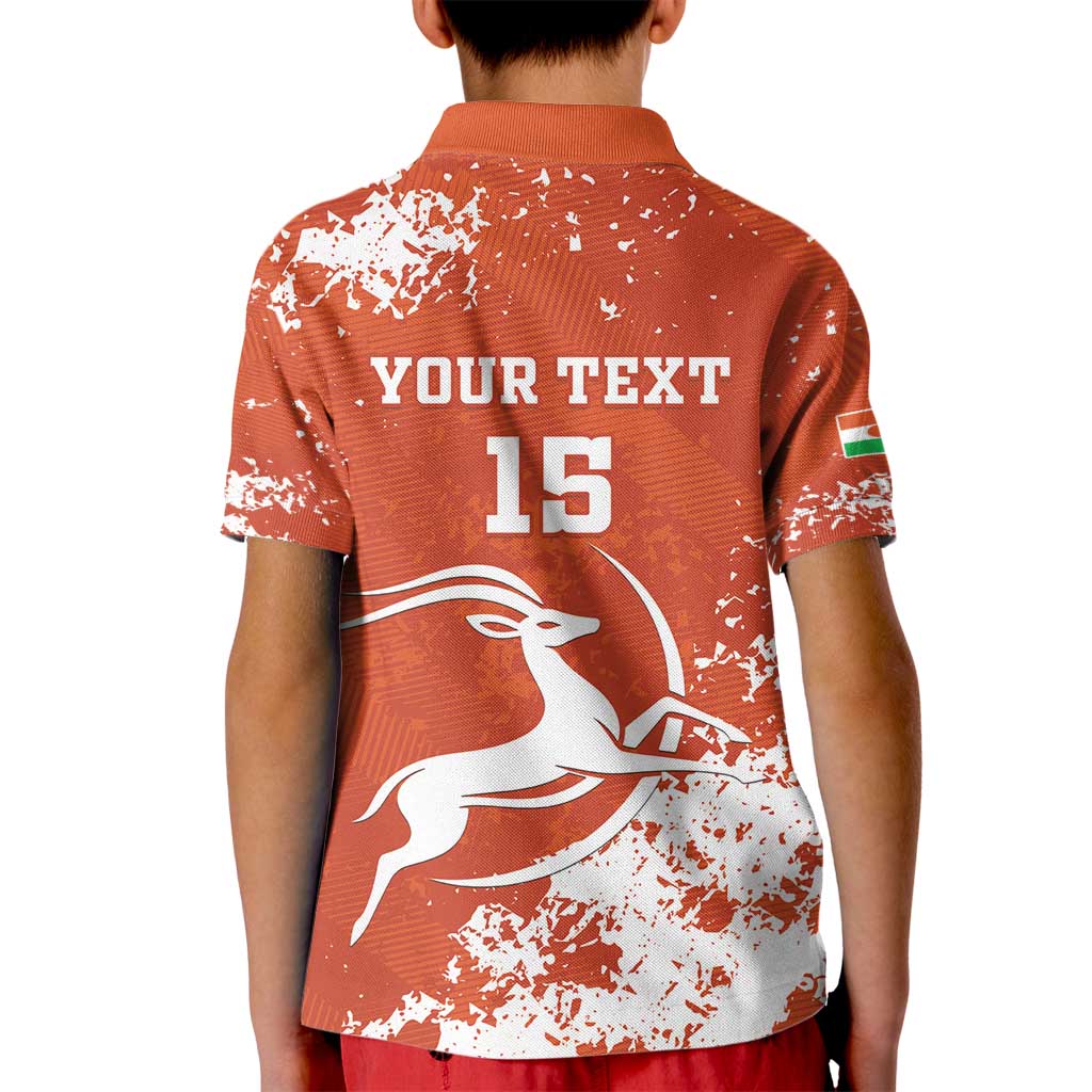 Custom Niger Football Kid Polo Shirt Go Menas - Wonder Print Shop