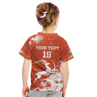 Custom Niger Football Kid T Shirt Go Menas - Wonder Print Shop