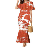 Custom Niger Football Mermaid Dress Go Menas - Wonder Print Shop