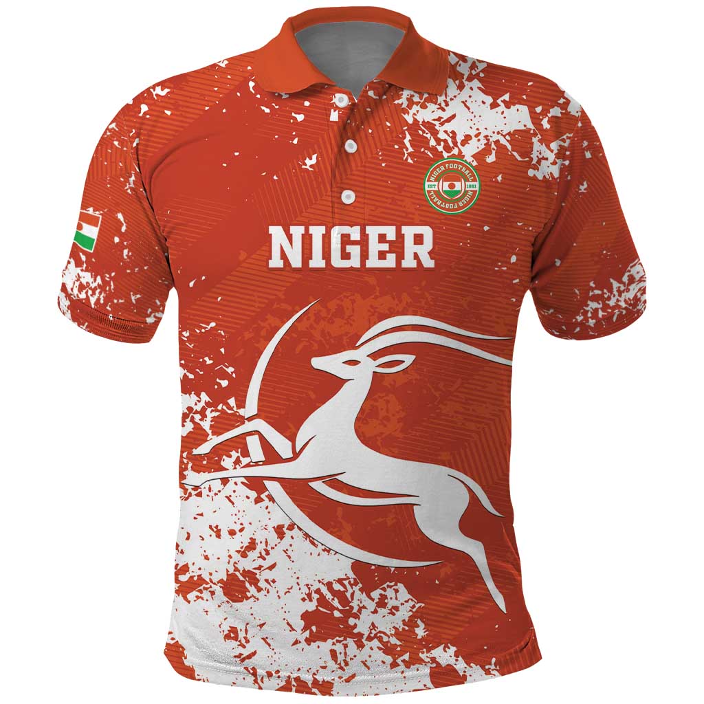 Custom Niger Football Polo Shirt Go Menas - Wonder Print Shop