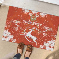 Custom Niger Football Rubber Doormat Go Menas - Wonder Print Shop