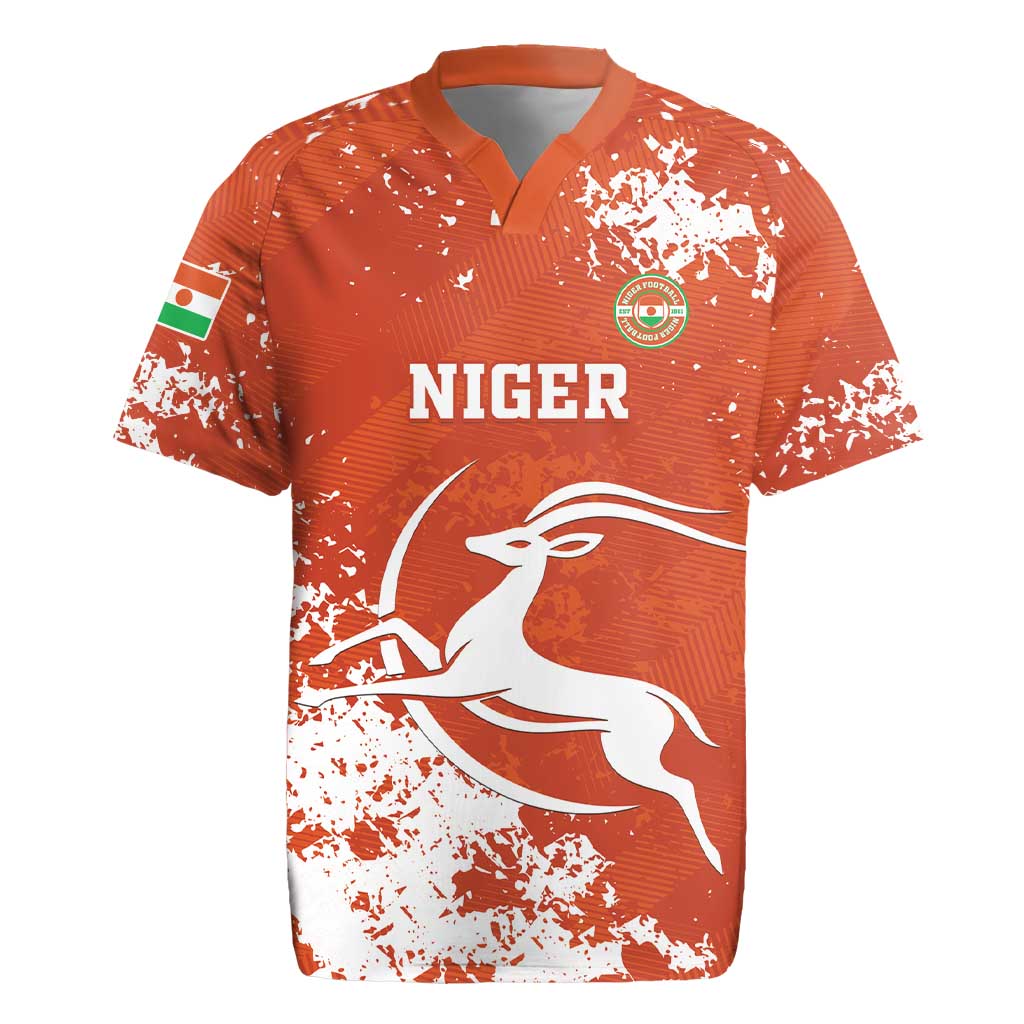 Custom Niger Football Rugby Jersey Go Menas - Wonder Print Shop