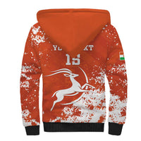 Custom Niger Football Sherpa Hoodie Go Menas - Wonder Print Shop