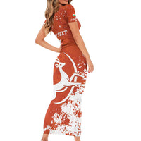 Custom Niger Football Short Sleeve Bodycon Dress Go Menas - Wonder Print Shop