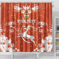 Custom Niger Football Shower Curtain Go Menas