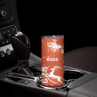 Custom Niger Football Skinny Tumbler Go Menas - Wonder Print Shop