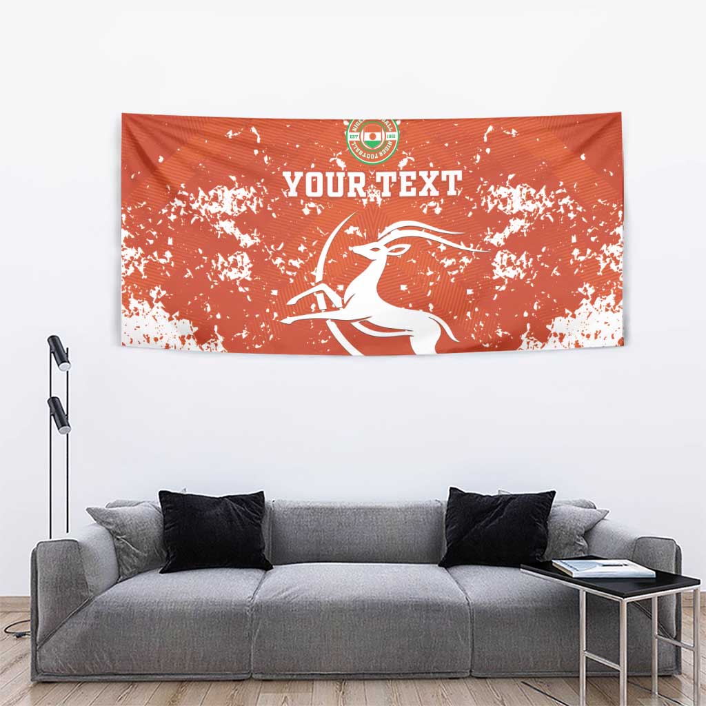 Custom Niger Football Tapestry Go Menas - Wonder Print Shop