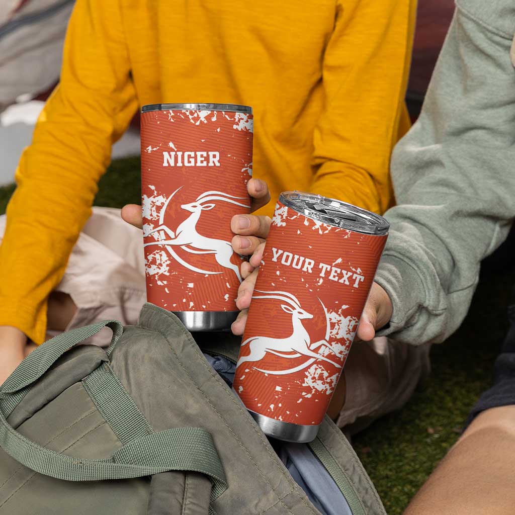 Custom Niger Football Tumbler Cup Go Menas - Wonder Print Shop