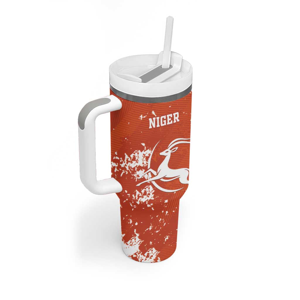 Custom Niger Football Tumbler With Handle Go Menas - Wonder Print Shop