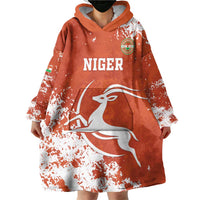 Custom Niger Football Wearable Blanket Hoodie Go Menas - Wonder Print Shop