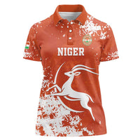 Custom Niger Football Women Polo Shirt Go Menas - Wonder Print Shop