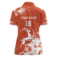 Custom Niger Football Women Polo Shirt Go Menas - Wonder Print Shop