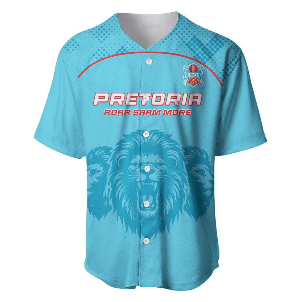 Custom South Africa Pretoria Cricket Baseball Jersey Roar Saam More - This Is Pretoria - Wonder Print Shop