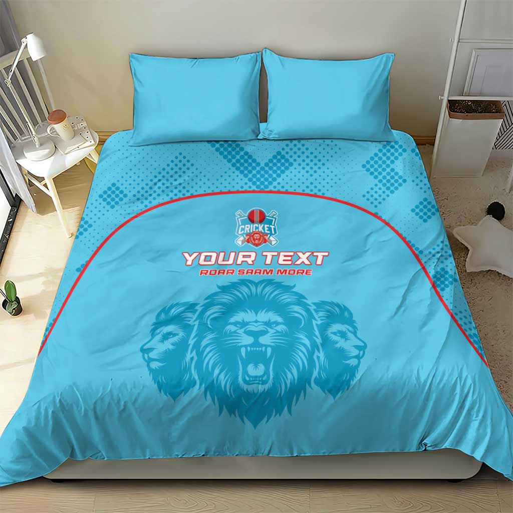 Custom South Africa Pretoria Cricket Bedding Set Roar Saam More - This Is Pretoria - Wonder Print Shop