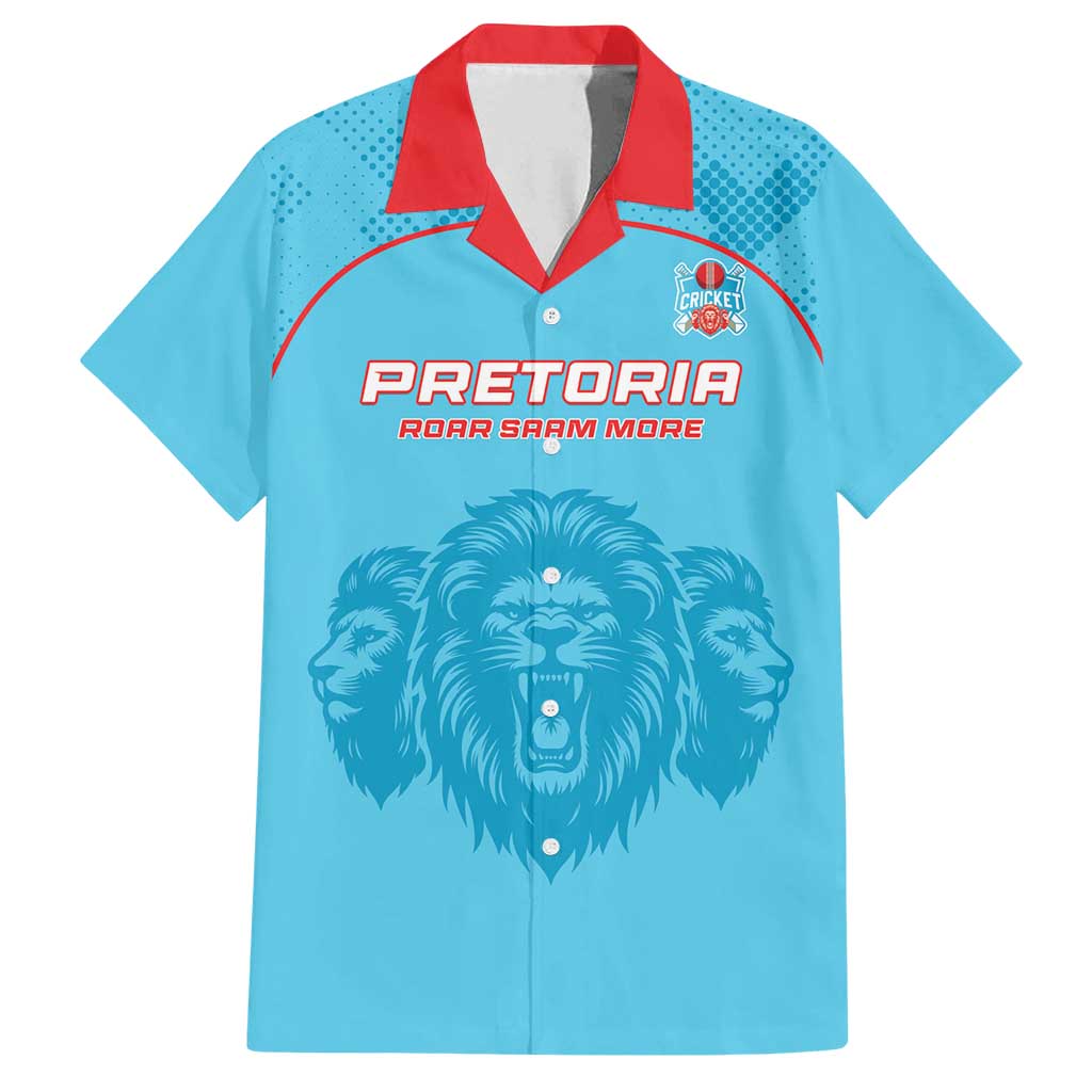 Custom South Africa Pretoria Cricket Family Matching Puletasi and Hawaiian Shirt Roar Saam More - This Is Pretoria - Wonder Print Shop