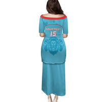 Custom South Africa Pretoria Cricket Family Matching Puletasi and Hawaiian Shirt Roar Saam More - This Is Pretoria - Wonder Print Shop