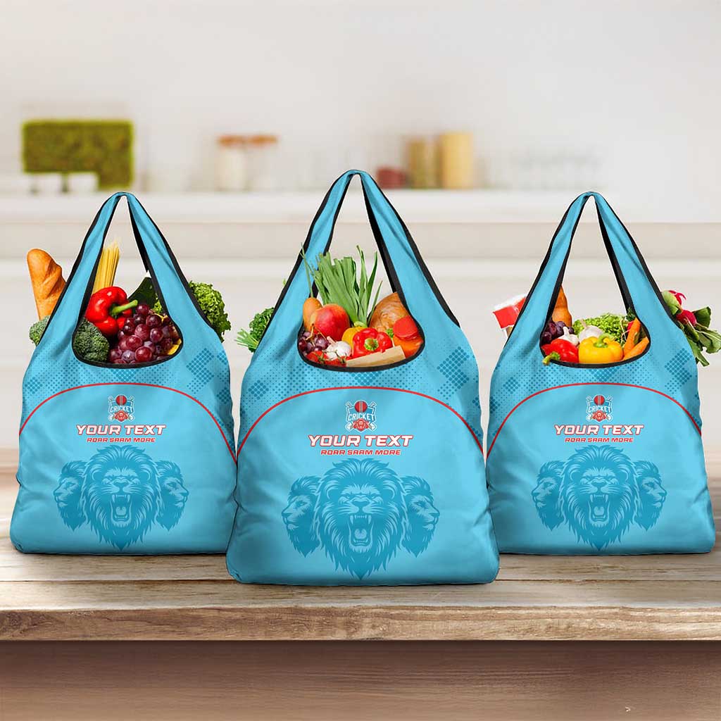 Custom South Africa Pretoria Cricket Grocery Bag Roar Saam More - This Is Pretoria