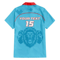 Custom South Africa Pretoria Cricket Hawaiian Shirt Roar Saam More - This Is Pretoria - Wonder Print Shop