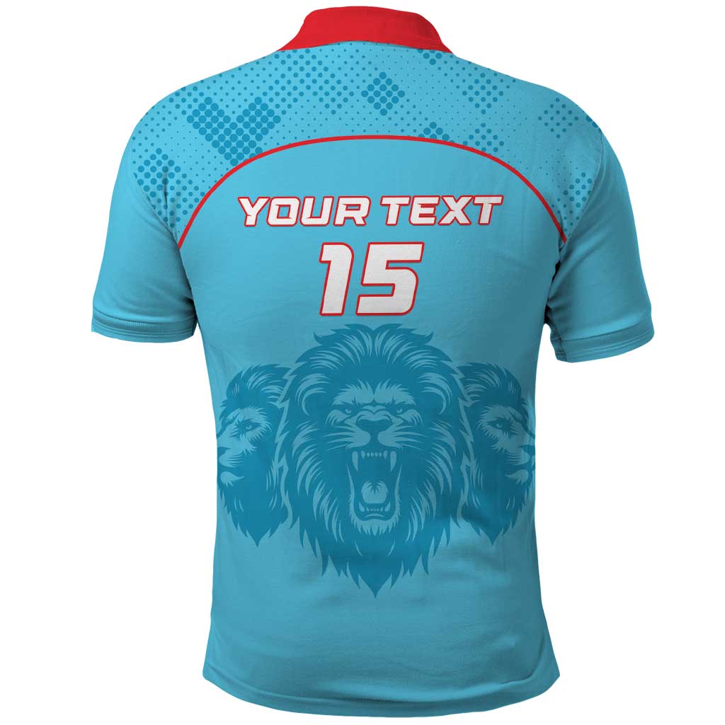 Custom South Africa Pretoria Cricket Polo Shirt Roar Saam More - This Is Pretoria - Wonder Print Shop