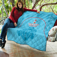 Custom South Africa Pretoria Cricket Quilt Roar Saam More - This Is Pretoria - Wonder Print Shop