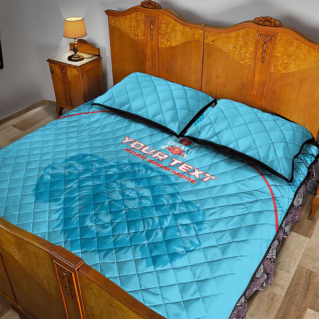 Custom South Africa Pretoria Cricket Quilt Bed Set Roar Saam More - This Is Pretoria - Wonder Print Shop