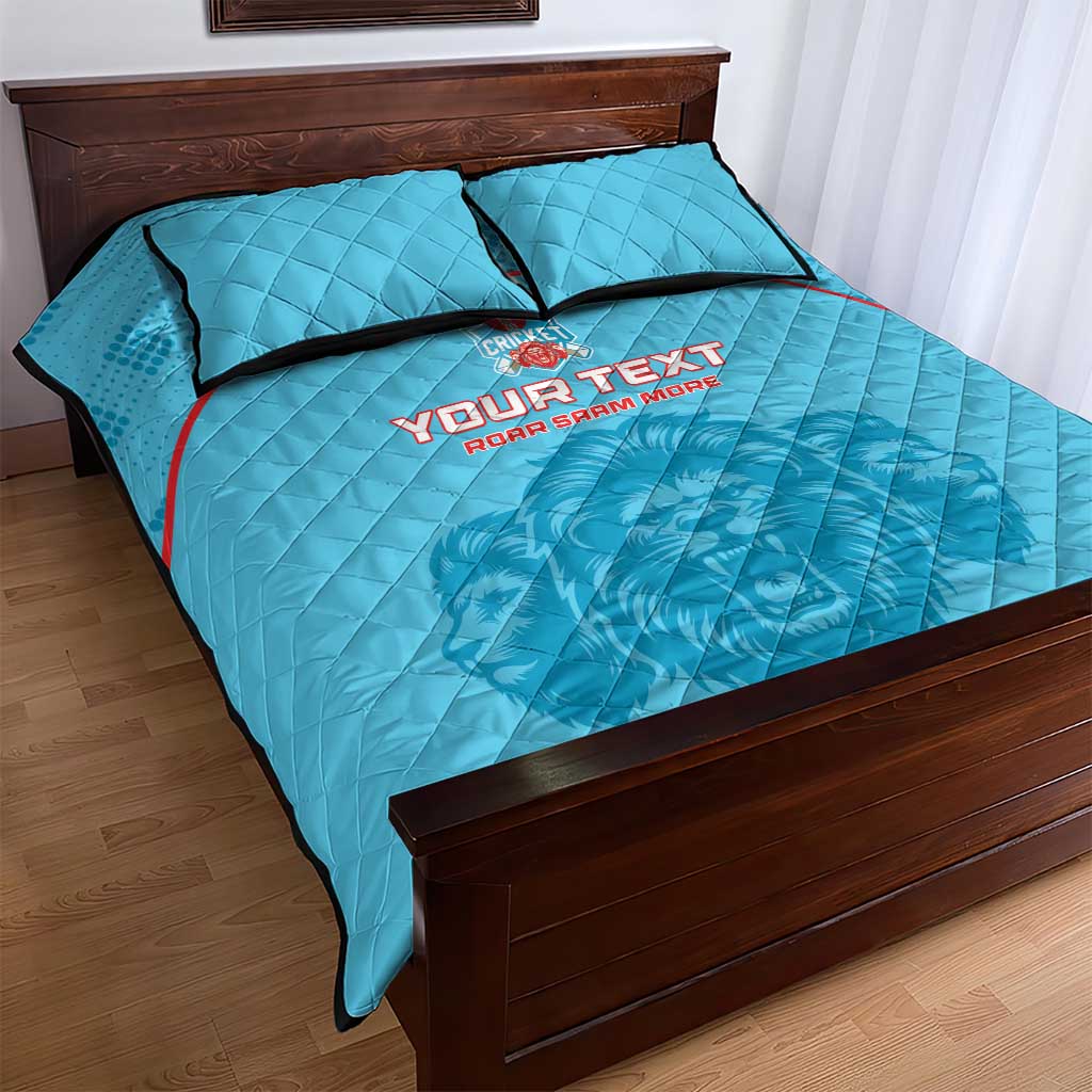 Custom South Africa Pretoria Cricket Quilt Bed Set Roar Saam More - This Is Pretoria - Wonder Print Shop