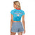 Custom South Africa Pretoria Cricket Raglan Cropped T Shirt Roar Saam More - This Is Pretoria - Wonder Print Shop