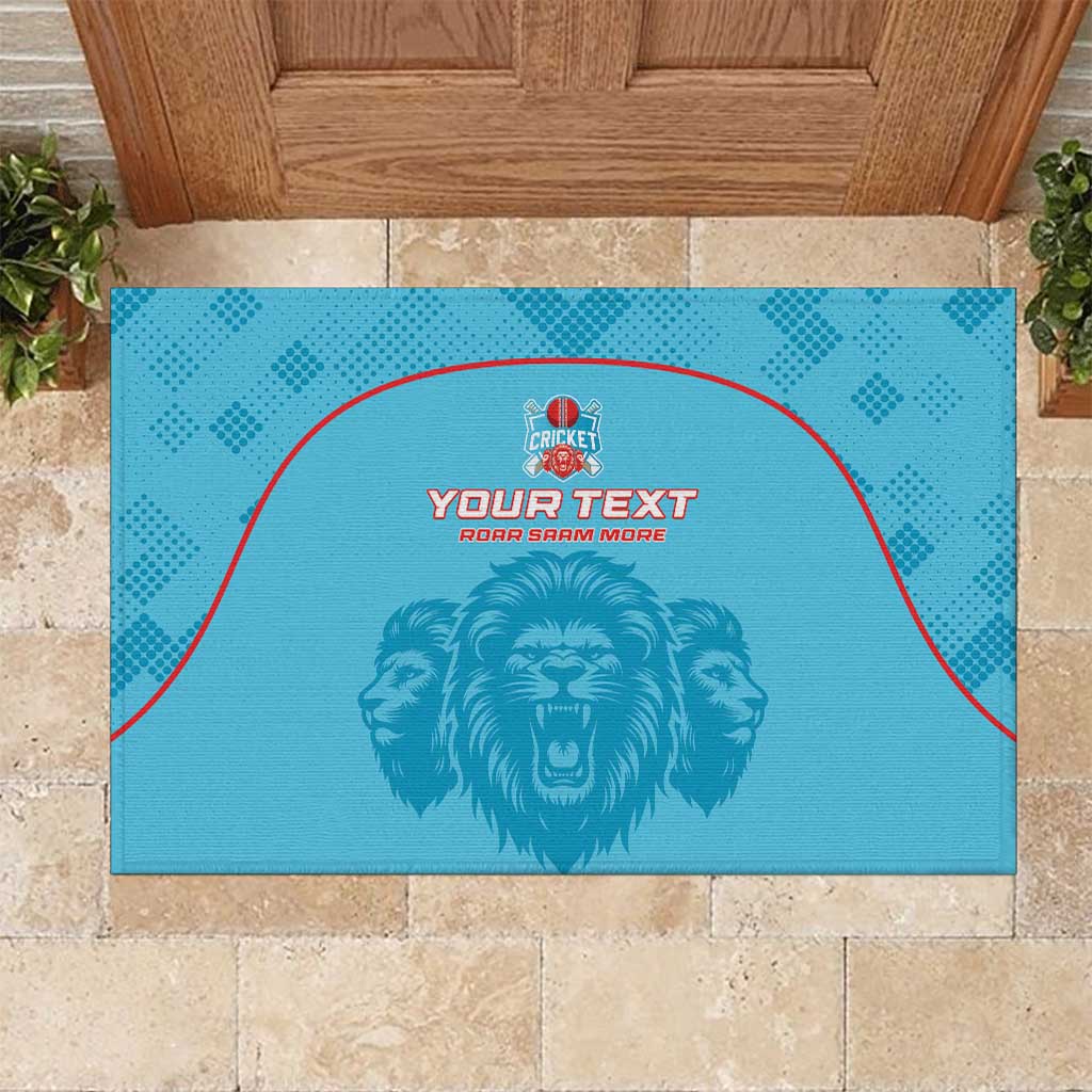Custom South Africa Pretoria Cricket Rubber Doormat Roar Saam More - This Is Pretoria - Wonder Print Shop
