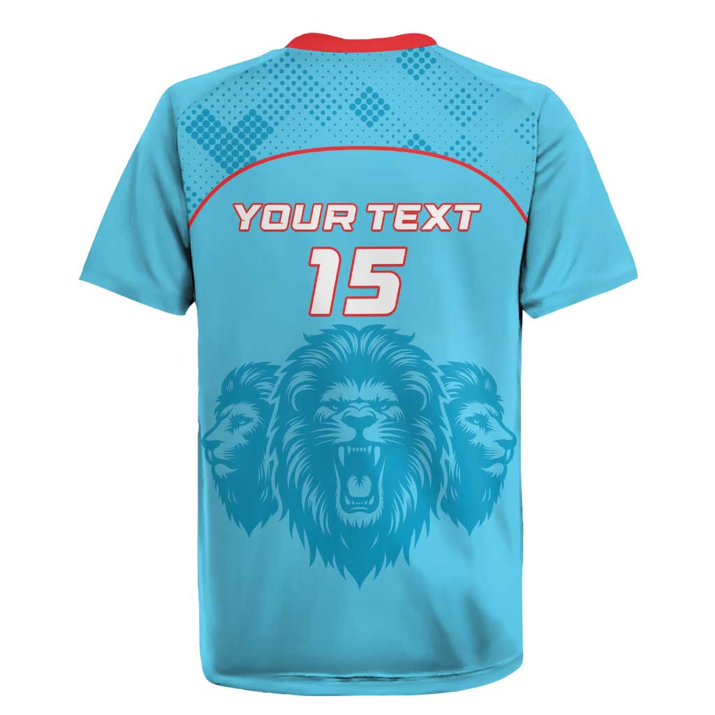 Custom South Africa Pretoria Cricket Rugby Jersey Roar Saam More - This Is Pretoria - Wonder Print Shop