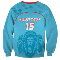 Custom South Africa Pretoria Cricket Sweatshirt Roar Saam More - This Is Pretoria - Wonder Print Shop