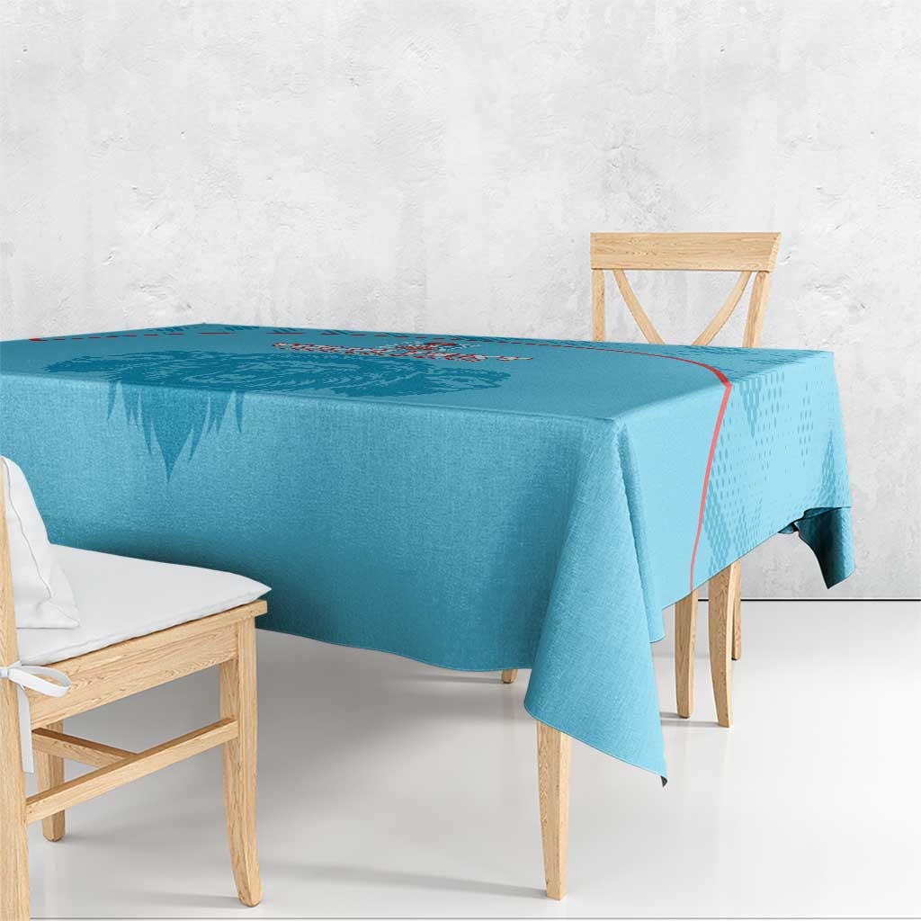 Custom South Africa Pretoria Cricket Tablecloth Roar Saam More - This Is Pretoria - Wonder Print Shop