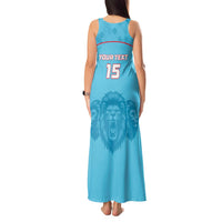 Custom South Africa Pretoria Cricket Tank Maxi Dress Roar Saam More - This Is Pretoria - Wonder Print Shop