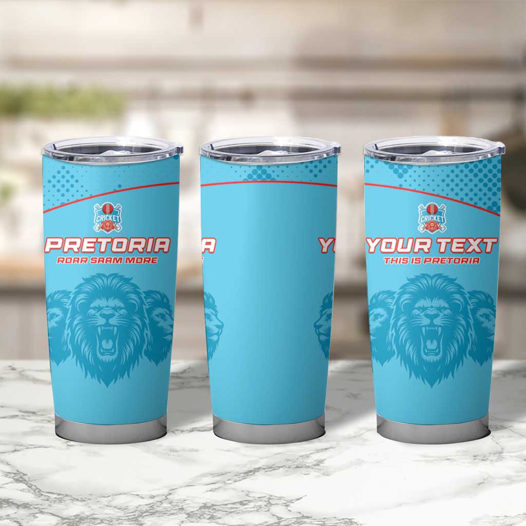 Custom South Africa Pretoria Cricket Tumbler Cup Roar Saam More - This Is Pretoria - Wonder Print Shop