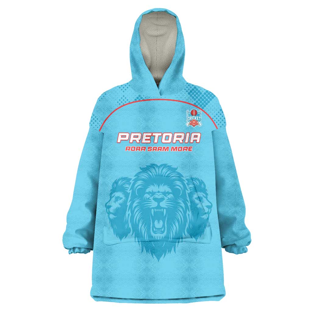 Custom South Africa Pretoria Cricket Wearable Blanket Hoodie Roar Saam More - This Is Pretoria - Wonder Print Shop