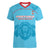 Custom South Africa Pretoria Cricket Women V-Neck T-Shirt Roar Saam More - This Is Pretoria - Wonder Print Shop