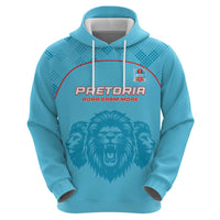 Custom South Africa Pretoria Cricket Zip Hoodie Roar Saam More - This Is Pretoria - Wonder Print Shop