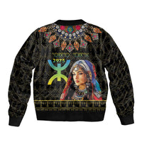 Happy Amazigh New Year Bomber Jacket With Women Amazigh - Berber Pattern - Wonder Print Shop