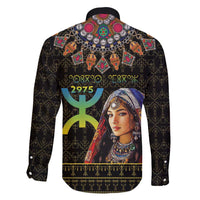 Happy Amazigh New Year Family Matching Summer Maxi Dress and Hawaiian Shirt With Women Amazigh - Berber Pattern - Wonder Print Shop