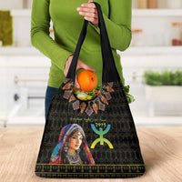 Happy Amazigh New Year Grocery Bag With Women Amazigh - Berber Pattern