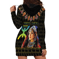 Happy Amazigh New Year Hoodie Dress With Women Amazigh - Berber Pattern - Wonder Print Shop