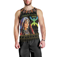 Happy Amazigh New Year Men Tank Top With Women Amazigh - Berber Pattern - Wonder Print Shop