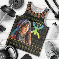 Happy Amazigh New Year Men Tank Top With Women Amazigh - Berber Pattern - Wonder Print Shop