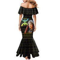 Happy Amazigh New Year Mermaid Dress With Women Amazigh - Berber Pattern - Wonder Print Shop